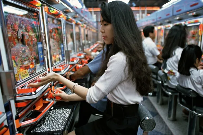 Shinjuku Cosmos Pachinko interior
